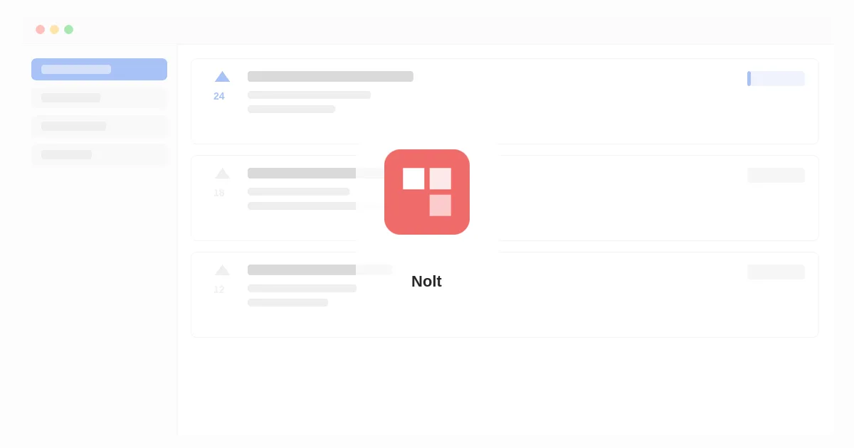 Nolt simple feedback board with voting