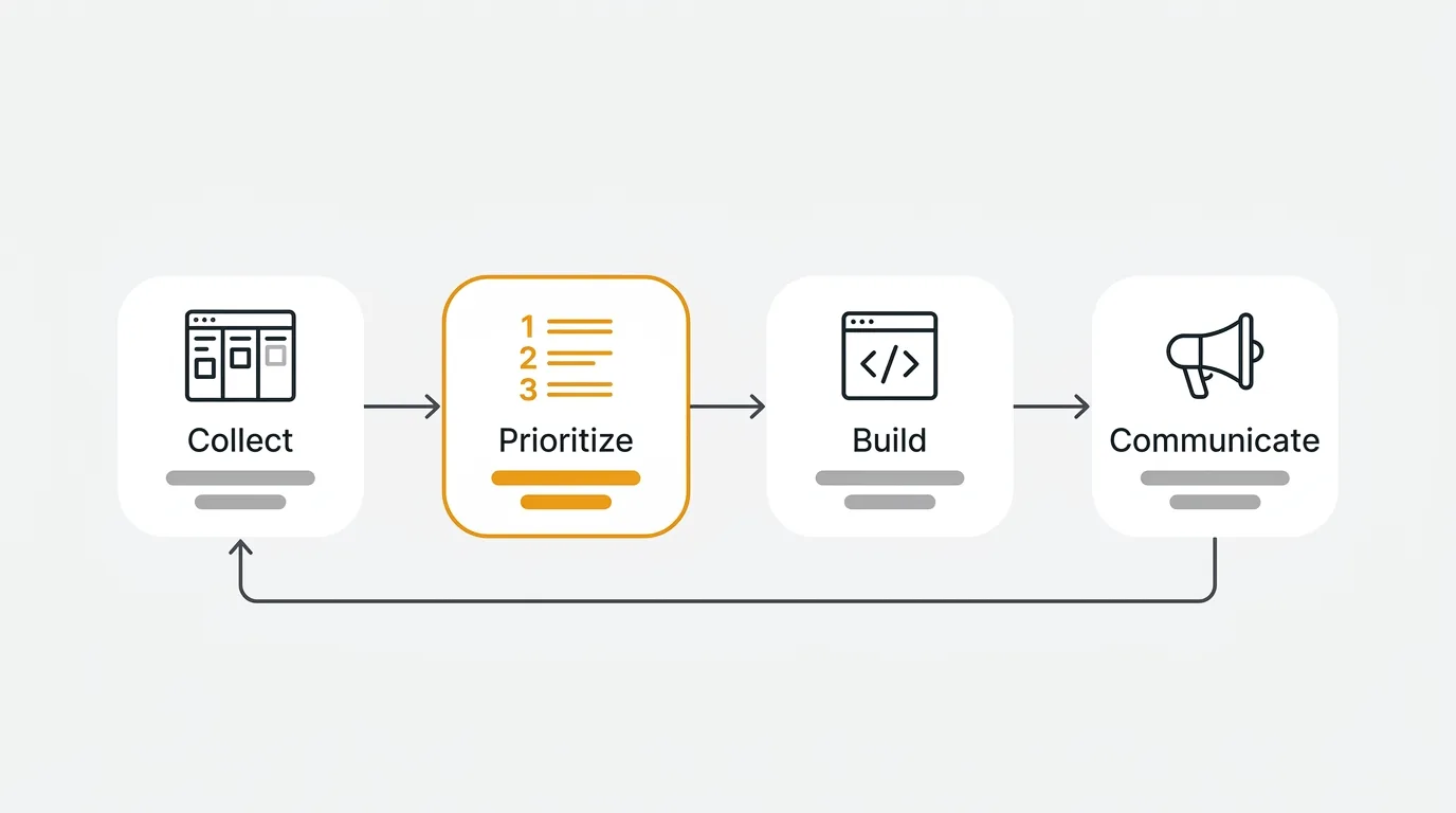 User feedback management lifecycle